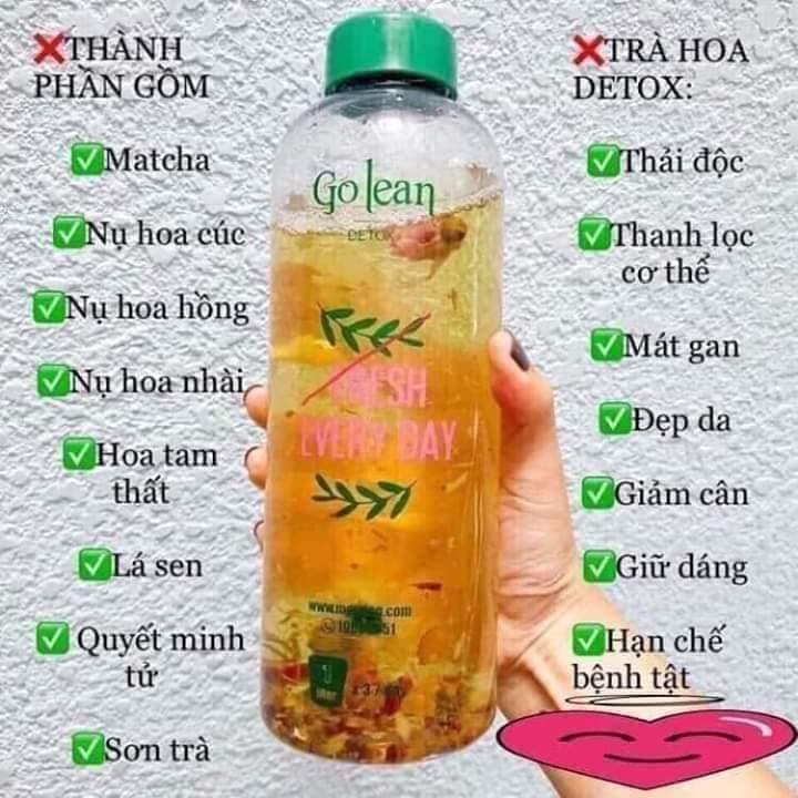 tra nu hoa thai doc detox fresh every day
