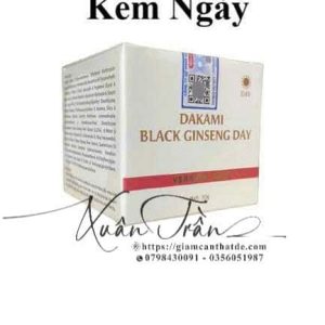 kem sam den dakami black ginseng ban ngay