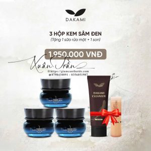 kem sam den dakami chinh hang tri nam nang co xoa nhan