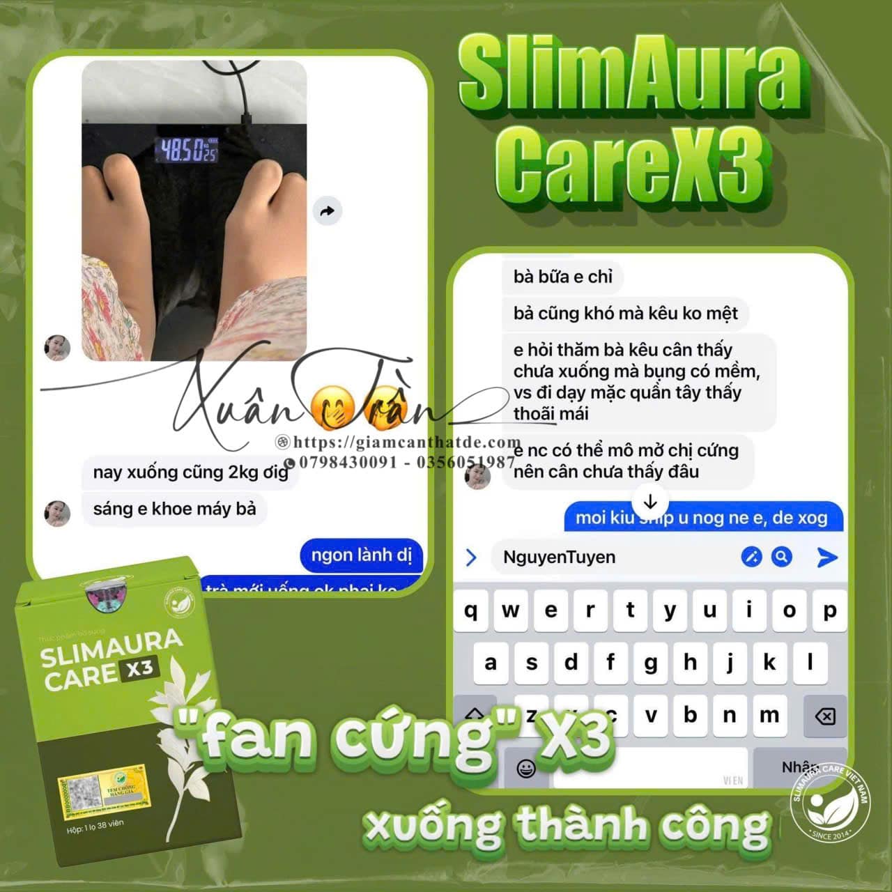 giam can slimaura care x3 có that su tot
