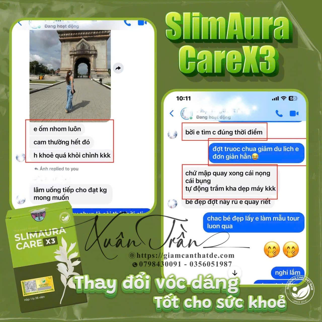 vien uong giam can slimaura care x3 có that su tot