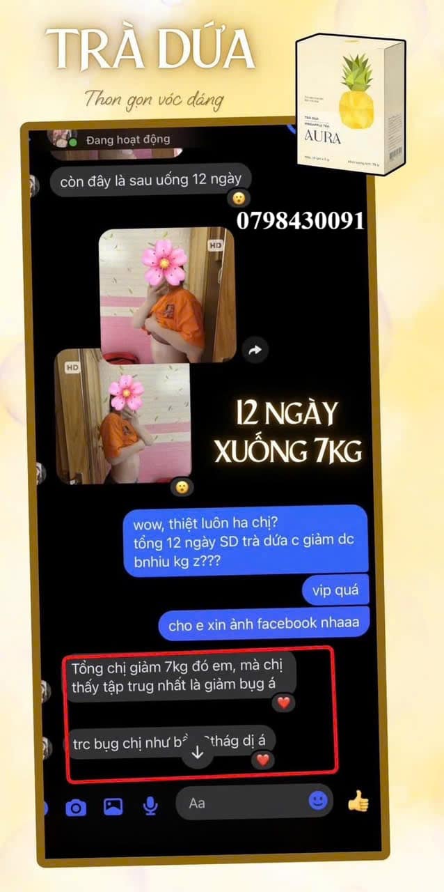 tra dua giam can aura chinh hang