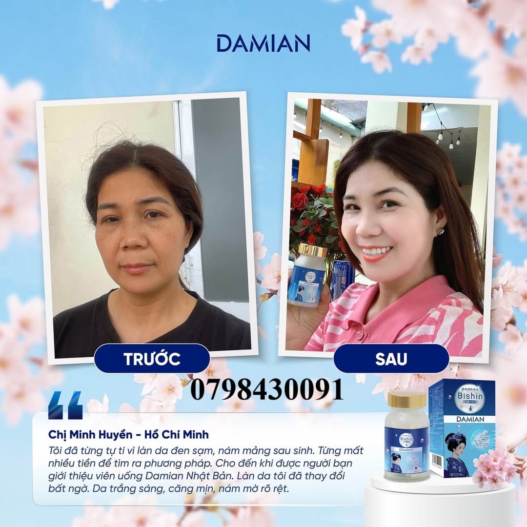 doi tuong su dung vien uong trang da bishin collagen damian doi tuong su dung vien uong trang da bishin collagen damian