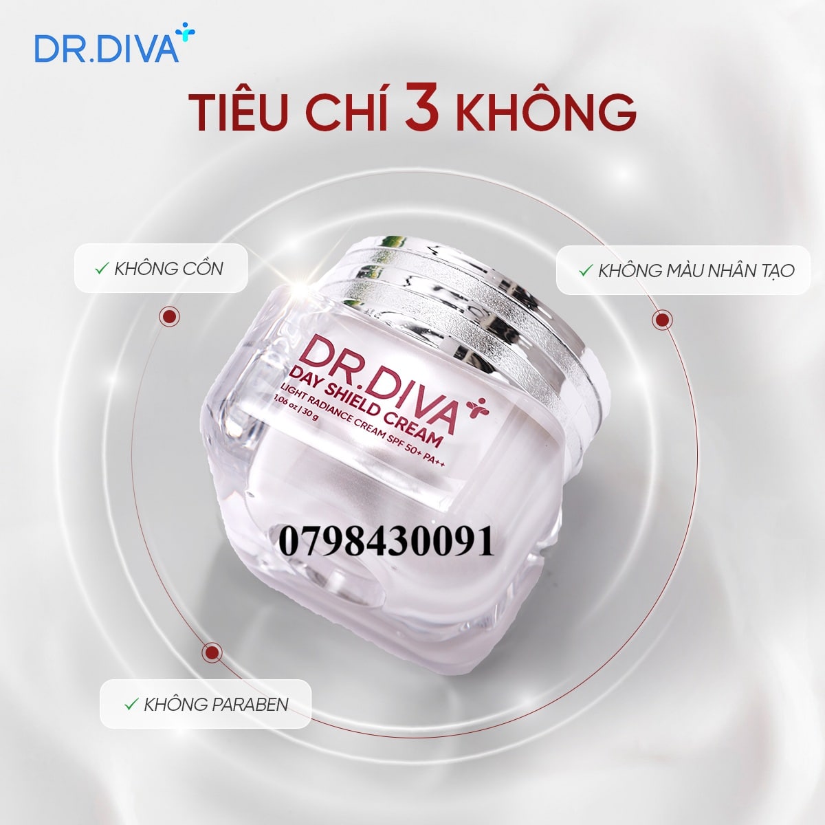 kem ngay dr diva Day Shield chinh hang